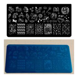 New - Unicorn - Nail Stamping Plate - Ship Only