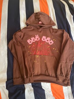 Brown Sp5der hoodie