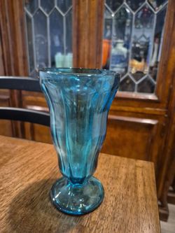 Anchor hocking blue soda cup