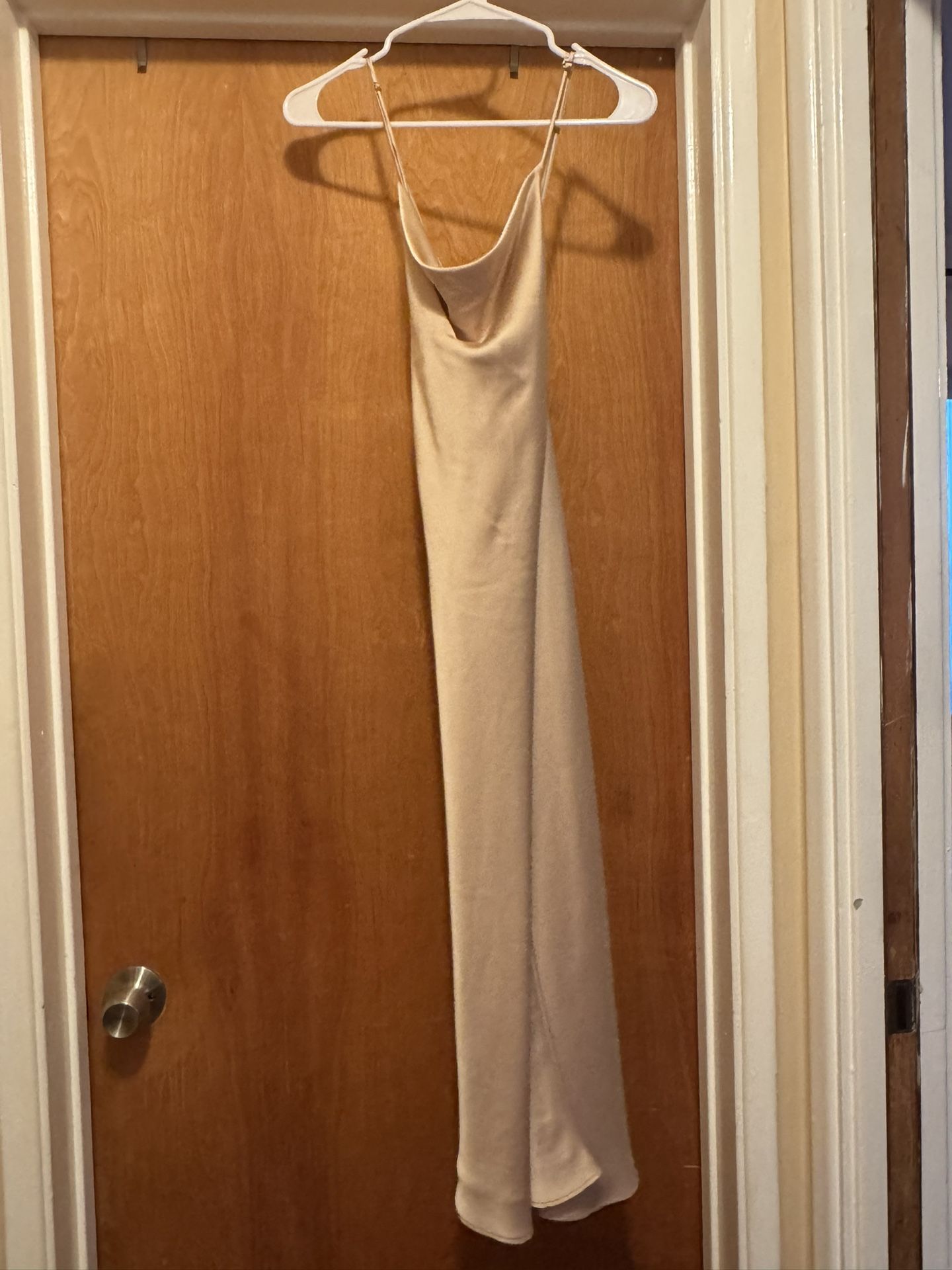 Bridesmaid Dress In Champagne Color