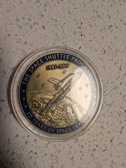 Nasa Space Shuttle Commemorative Medallion