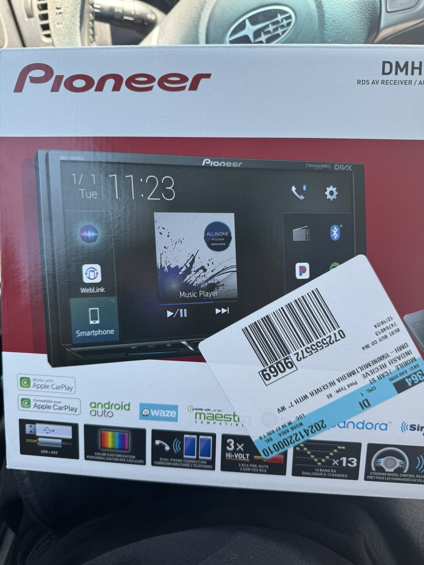 Pioneer DMH-1500NEX