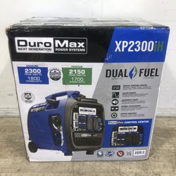 DuroMax 2300W Dual Fuel Inverter Portable Generator XP2300iH