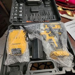 21 V Cordless Impact drill Set 