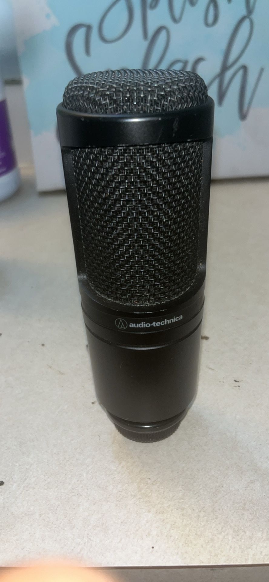 Audio-Technica AT2020 Cardioid Condenser Studio XLR Microphone,