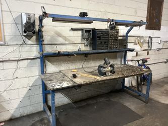Work Bench And Shelve