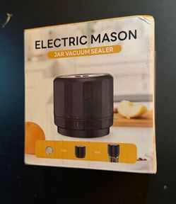 Electric mason jar vacuum sealer