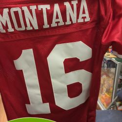 Joe Montana Michell And Ness NFL Jersey Size Small New With Tag Authentic 