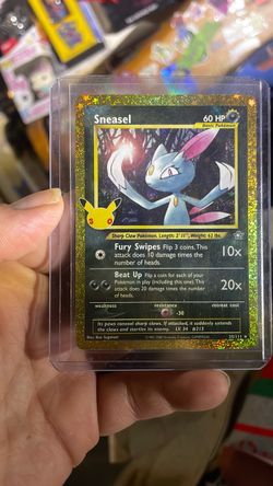 Sneasel Holo Pokémon Card 25/111