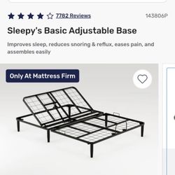 New Queen Articulating Steel Bed Frame, Still In Box. 