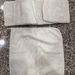 Khaki wash cloth set