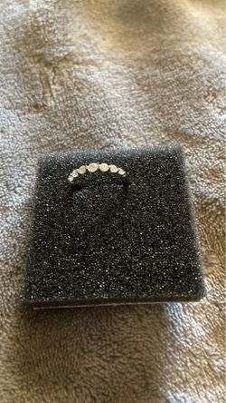3/4 diamond karat white gold ring