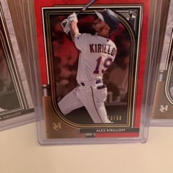 2021 Museum Collection Topps Alex Kirilloff RC’s One #/50