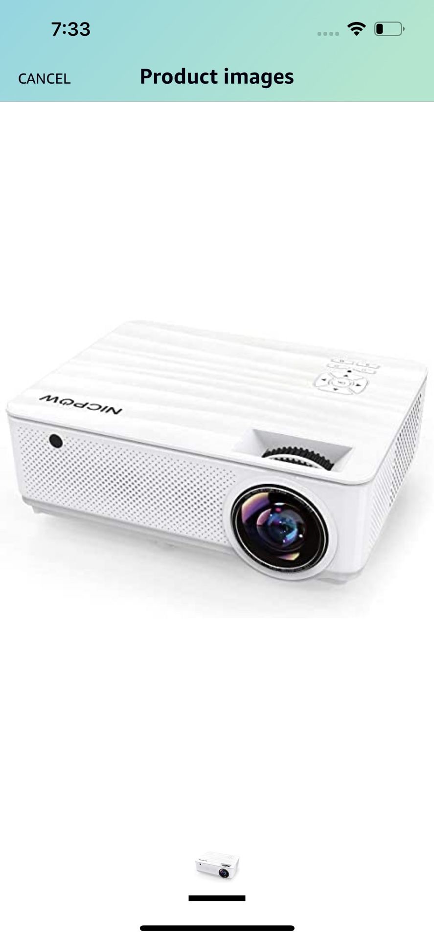 Video Projector, Nic pow Native 1080P