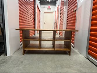 Solid Wood TV Stand Entertainment Center Storage Shelf