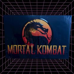 OSP Licensed 1992 Vintage MORTAL KOMBAT Original Video Game Poster Midway 34x22