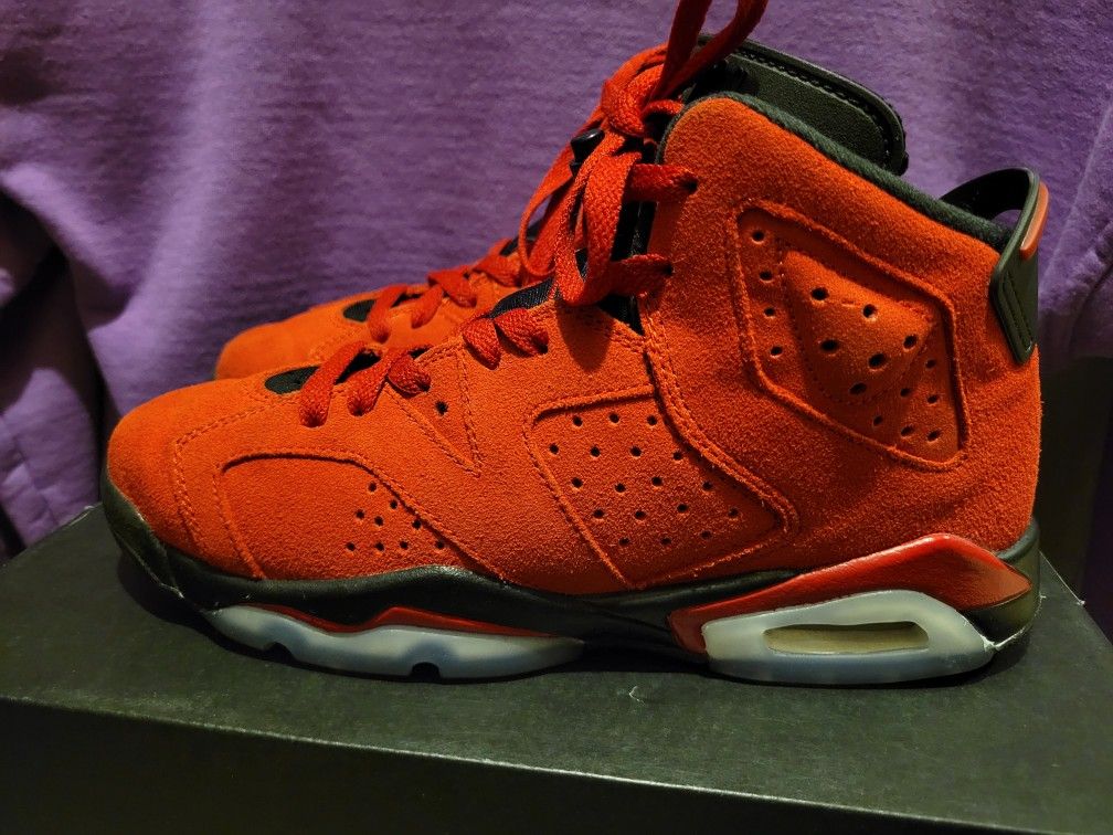 Red Air Jordan 6 Retro (GS)