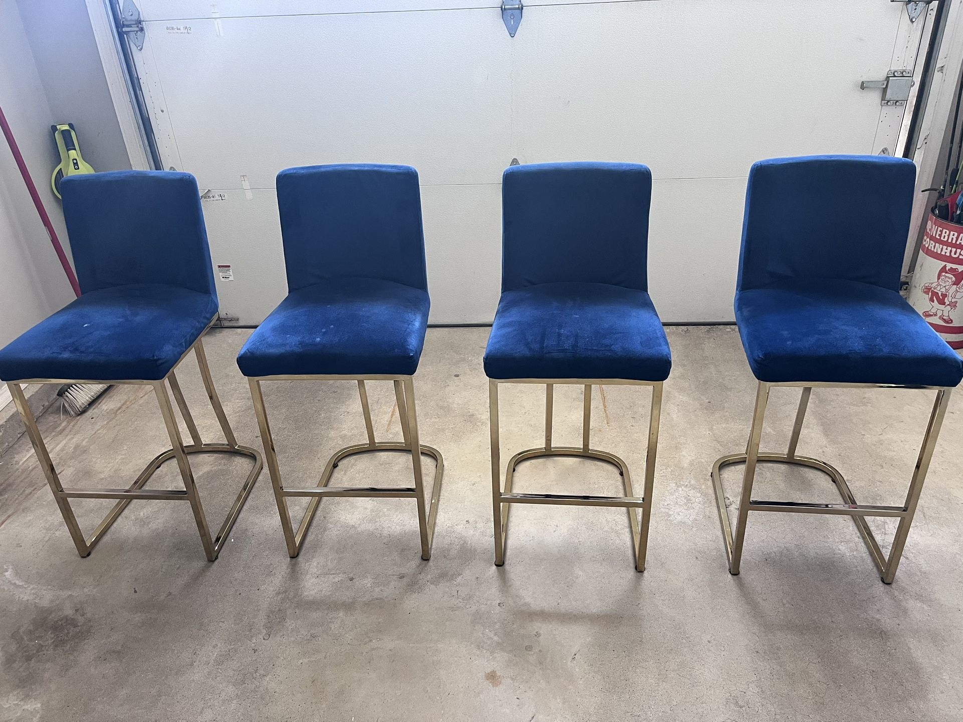 Blue And Gold Chairs 