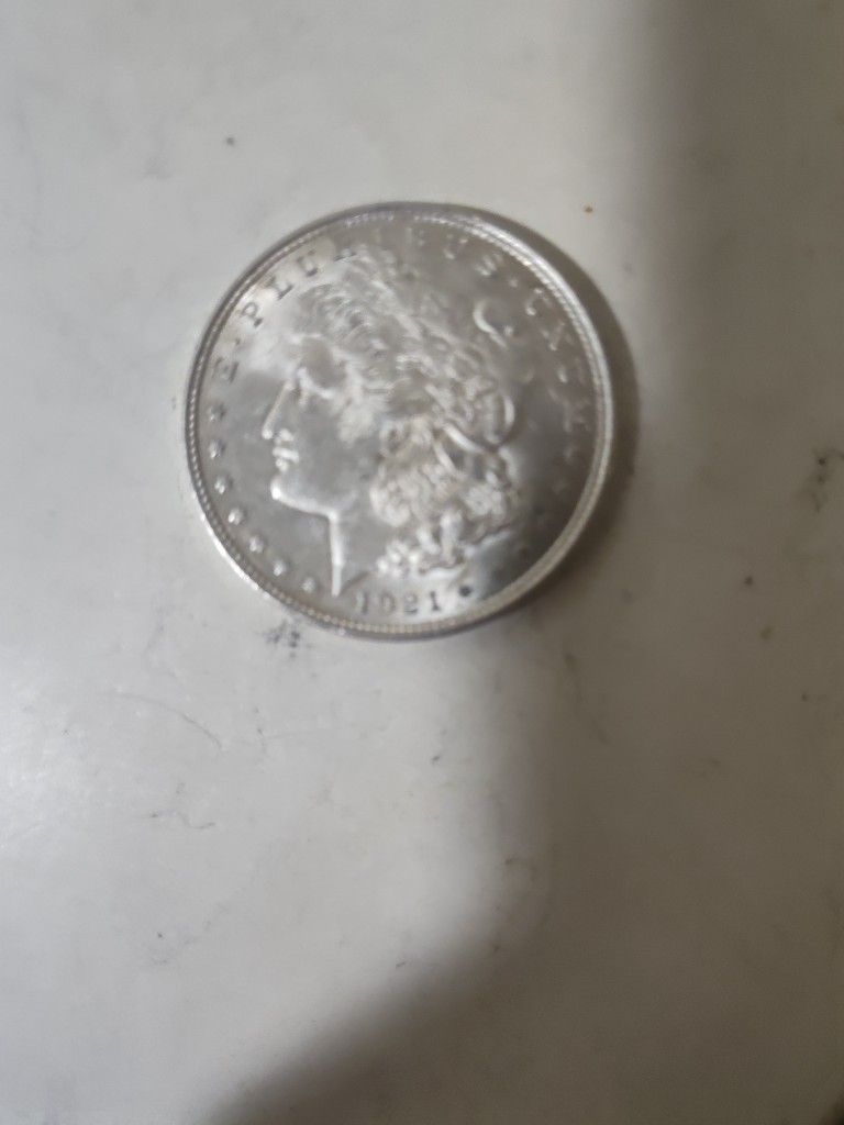 1921 Morgan Silver Dollar Flawless BU