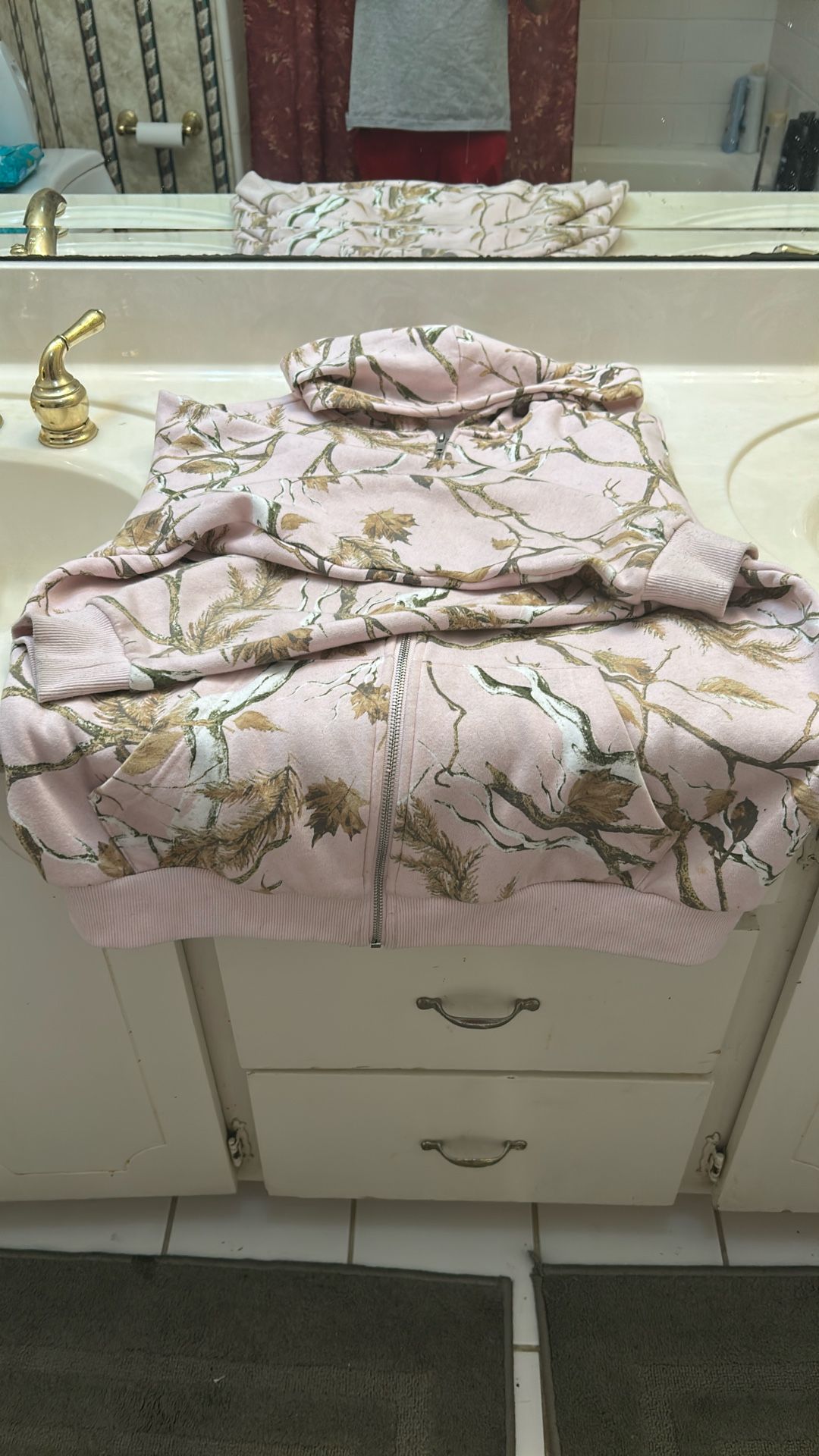 Pink Camouflage Jacket X Large