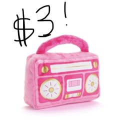 FAO Schwarz 10” Boombox Toy Plush