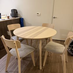 IKEA Lisabo Table And 4 Chairs