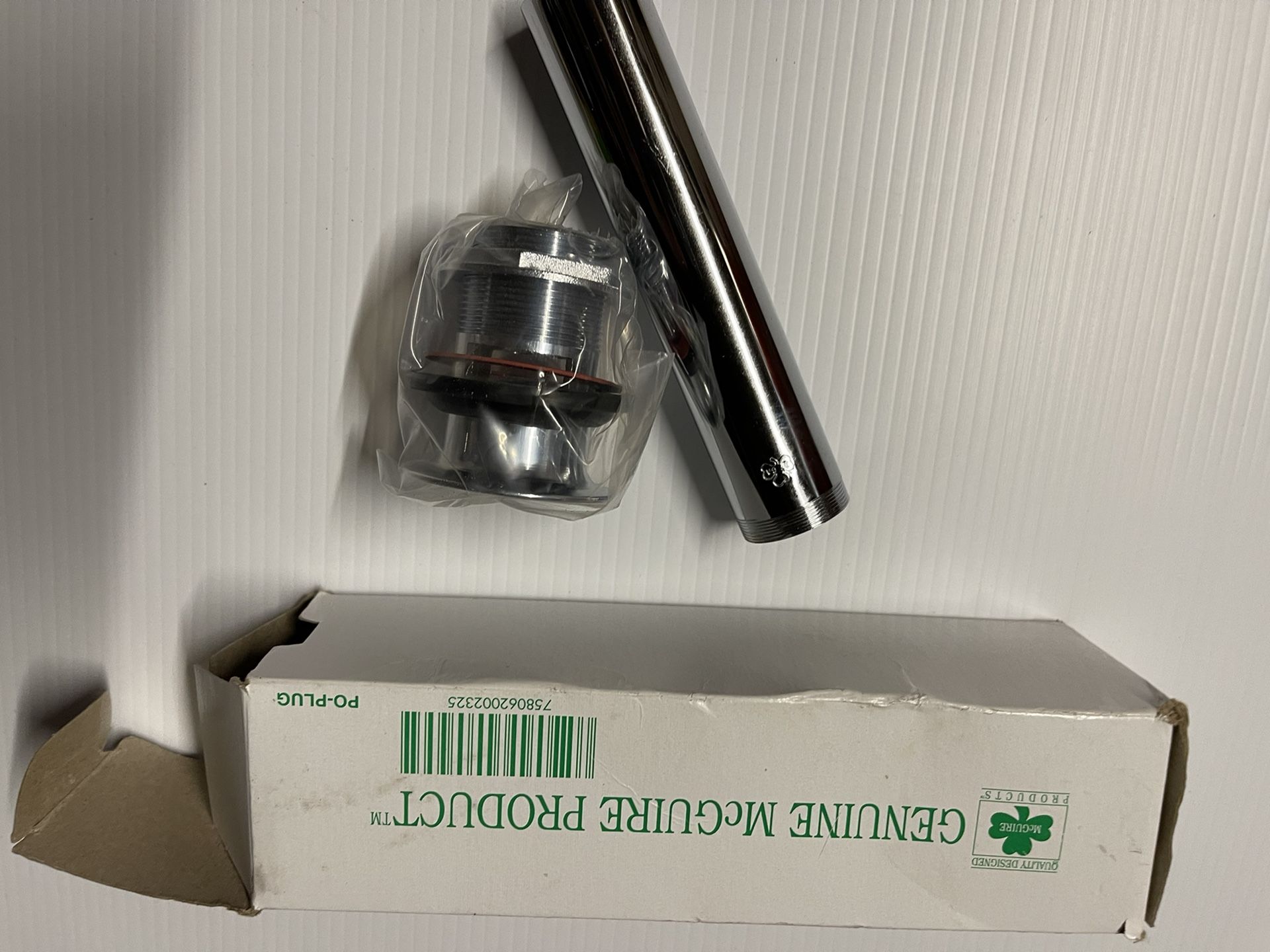 Mcguire Manufacturing 1- 1/4 in. Open Grid Pull- Out Plug Chrome 155A
