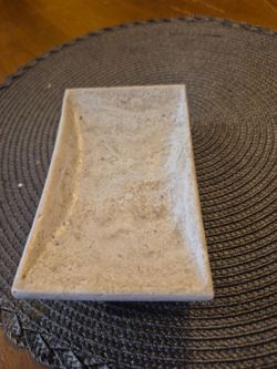 Travotine natural stone or marble soap dish