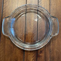 Round Glass Lid - Clear - fits Pyrex 473 1 Liter casserole dishes - 6” lid