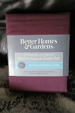 "BHG" 400 THREAD COUNT PERFORMANCE SHEET SET 