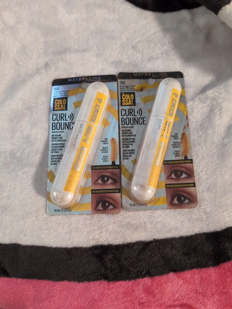 Maybelline Curl Bounce Mascara 2 Count New