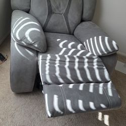 Grey Recliner Chair