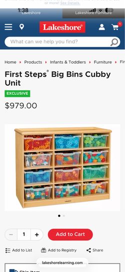 3 x 3 Lakeshore Classroom Storage Cabinet