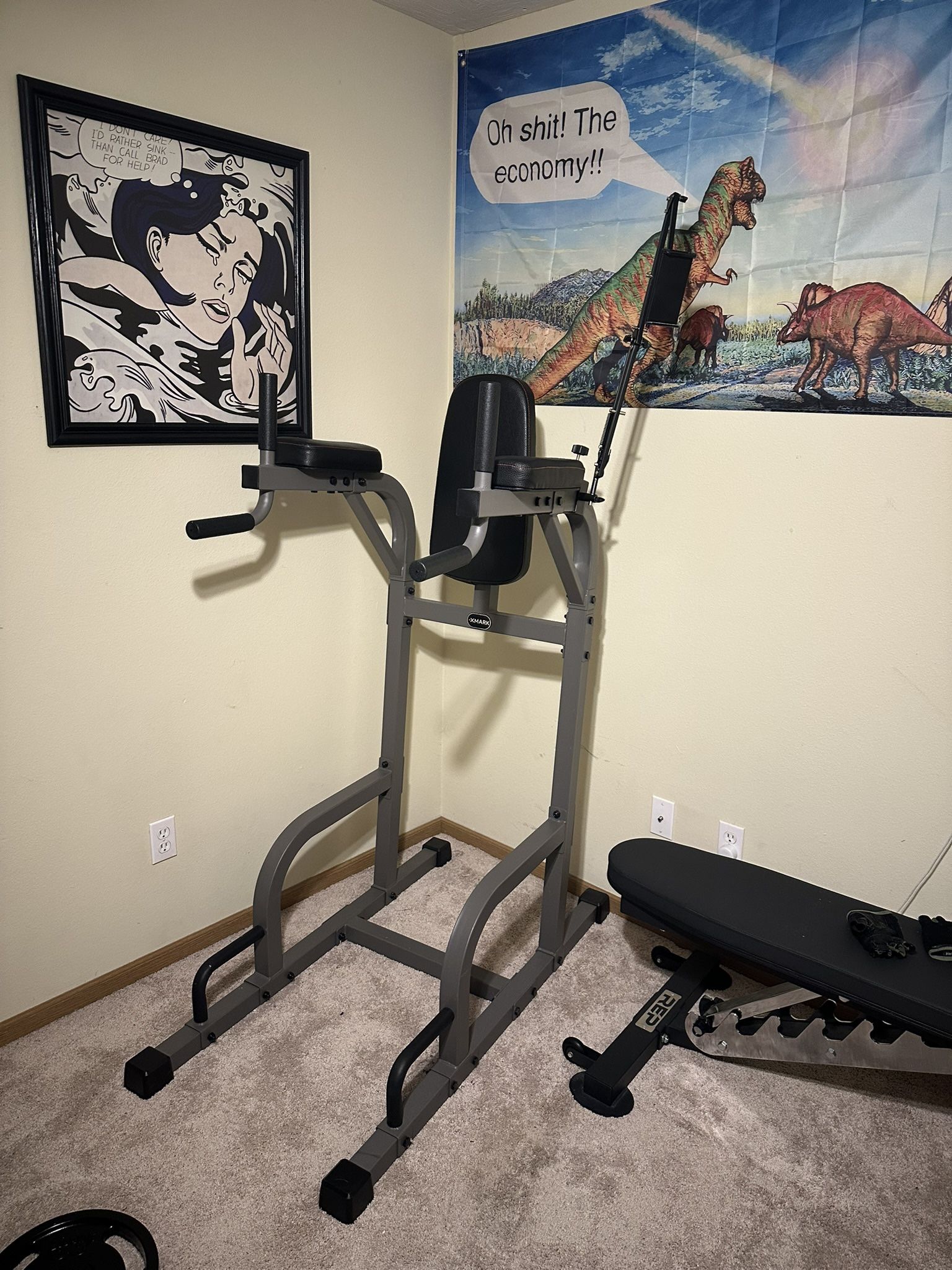 XMark Commercial Vertical Knee Raise