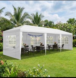 New Other TryGoal 10’ x 30’ White Outdoor Canopy Party Tent With Sidewalls