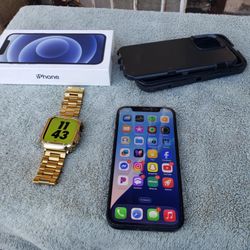 $300! Firm New Conditions paid off Unlocked. Iphone 12 128GB. I do Have 12 pro max 512GB Gold Edition $420! Firm. Apple watch Nike Edition $260! Firm 