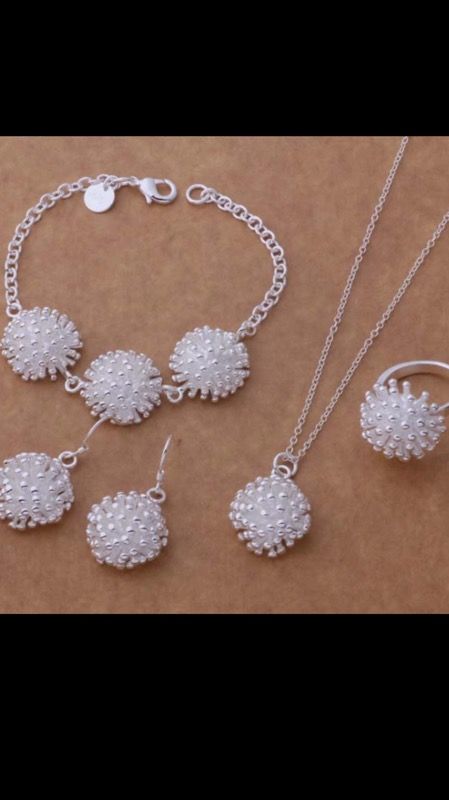 Sterling silver 4 piece set! Brand new! Stamped 925