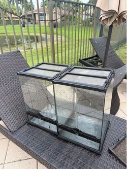 18x18x24 Reptile open door cage