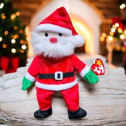 Vintage Ty Beanie Baby Santa Claus 1998 NWT