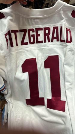 Arizona cardinals Larry Fitzgerald triple stitches name and number jerseys available xl and up white color only