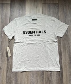 Essentials Fear of God FOG Tee 'Light Oatmeal' Size Small NWT 