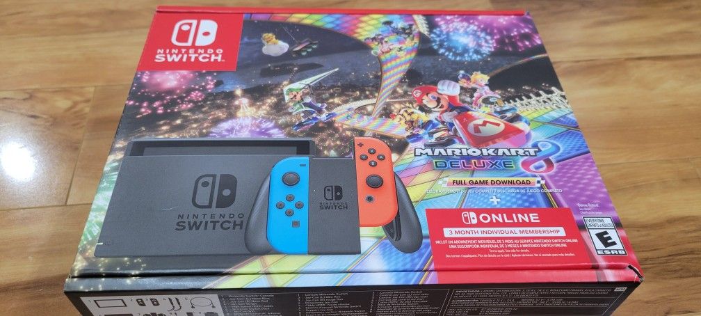 Brand New Unopened Nintendo Switch MarioKart Deluxe  