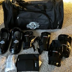Championship Martial Arts training equipment with carry bag
