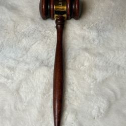 Vintage Lions Club 1985–86 Ceremonial Gavel