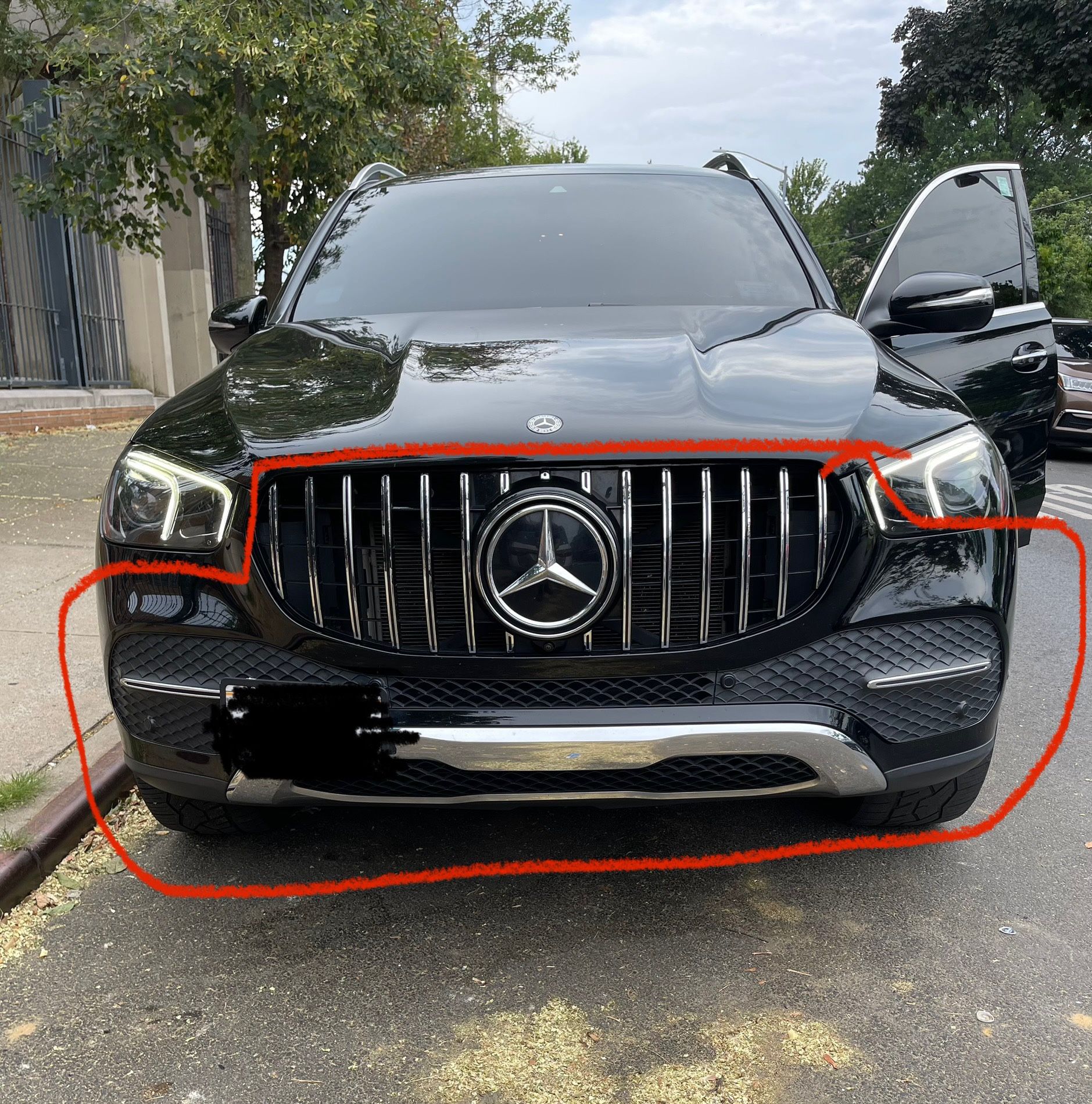 Bumpers delanteros y traseros para Mercedes-Benz GLE (contact info removed). Front and Rear Bumpers for 2022 Mercedes-Benz GLE 350