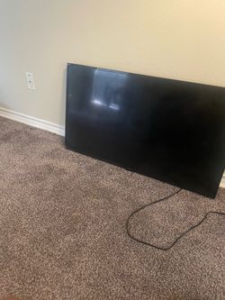 Flat Screen TV Large Black