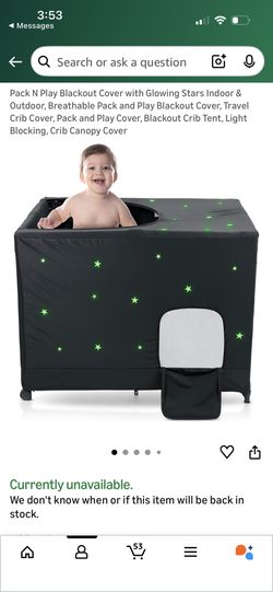 Pack N Play Blackout Cover