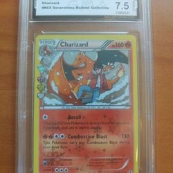 Charizard GMA 7.5 Graded 2016 Pokemon XY RC5 