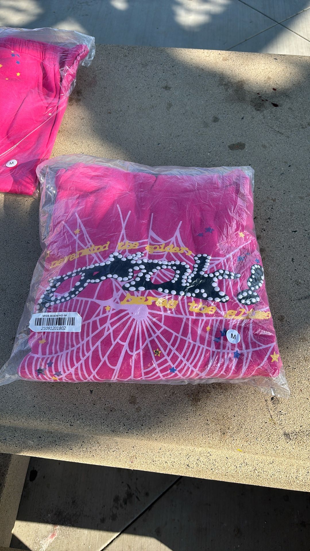1:1 Pink Spider Hoodie Best High Quality
