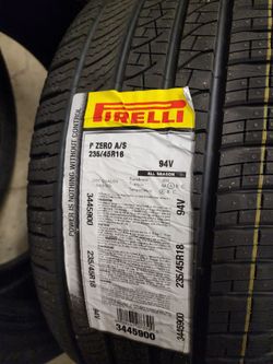 New 235 45 18 pirelli p zero tires honda acura Toyota Lexus Nissan infiniti